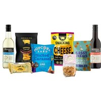 Sweet & Savoury Snack Box with Red & White Wine