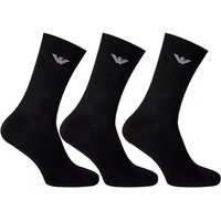 Pack of 3 Emporio Armani Crew Socks - Black or White