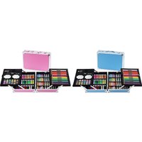 145-Piece Pencil & Paint Art Set with Aluminium Case - 3 Designs