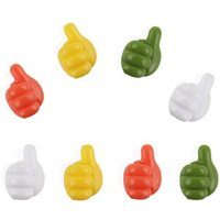 10-Piece Hand-Shaped Self Adhesive Mini Hook Holders