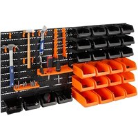 44-Piece Pegboard Shelf Tool Organiser
