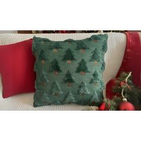 Plush Christmas Tree Decorative Pillow - 5 Colours
