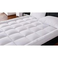 Hotel-Quality Thick Hollow-Fibre Mattress Topper - 5 Sizes!