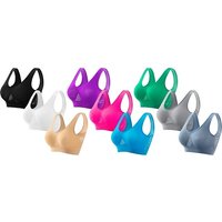 3, 6, or 9-Pack Seamless Comfort Bras - 9 Colours, 5 Sizes