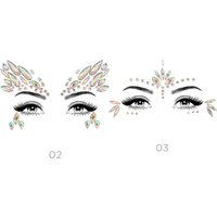 1-3 Set Festival Face Jewels Crystals - 6 Designs