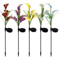 Calla Lily Outdoor Solar Lights - 2 or 4-Pack!