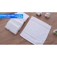 12-Pack of Egyptian Flossy Cotton Face Towels