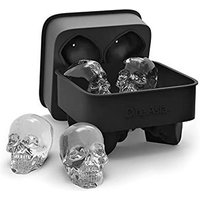 1, 2 or 3-Pack 3D Silicone Skull-Shape Ice Cube Trays