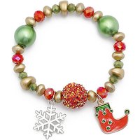 Women's Novelty Christmas Themed Charm Bracelet - 4 Designs