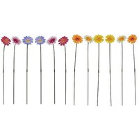 6 or 12 Pack Garden Gear Metal Daisy Stakes - 2 Colours