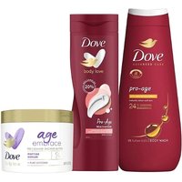 Dove Timeless Skin Shower Trio Bundle - Shower Butter, Body Wash & Body Lotion!