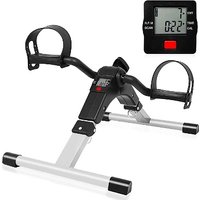 Foldable Mini Pedal Exercise Bike - With LCD Display & Adjustable Resistance!