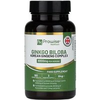 Cognitive & Energy-Enhancing Ginkgo Biloba & Korean Ginseng Tablets - 8000mg