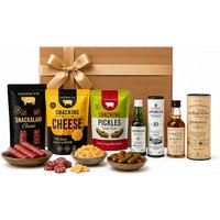 Whisky & Savoury Snacks Hamper Gift Set - Alcohol, Snacks & More!