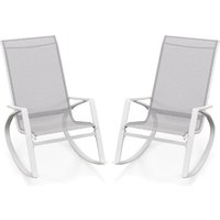 2-Piece Patio Rocking Chairs