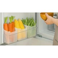 3-Pack of Stackable Fridge Organiser Baskets