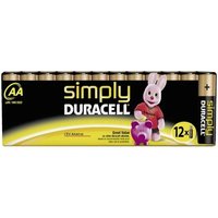 12, 24 or 36 AA LR06 and AAA LR03 Duracell Batteries