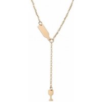 Wine Y-Shaped Necklace - 2 Colours