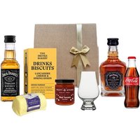 Jack Daniel's Themed Hamper Gift Set - Alcohol, Snacks, Cheese & More!