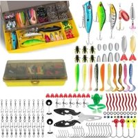 144-Piece Fishing Lure Tackle Box Set
