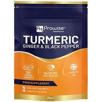 Overall Wellness Turmeric, Black Pepper & Ginger Tablets - 5400mg!