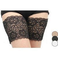 Pair of Lace Anti-Chafing Thigh Bands - 3 Colours & 3 Sizes