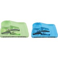 Kid's Cartoon Racing Dinner Set - 6 Colours