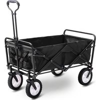 Heavy Duty Foldable Garden Trolley - Black