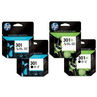 HP Black or Colour Printer Ink Cartridges - 8 Options