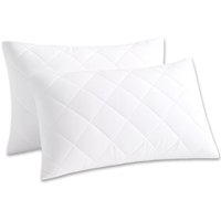 Hotel-Quality Bounceback Quilted Pillows - 2 or 4 Pack!