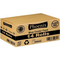 14-Rolls of Commercial Blue Centerfeed