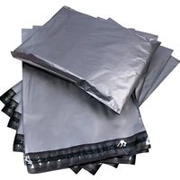 100-Pack of Grey Adhesive Mailing Bags - 4 Sizes