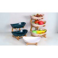 2 or 3-Layered Kitchen Fruit Bowls - 3 Colours