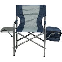 Folding Camping Chair with Side Table & Cooler Bag