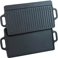Non-Stick Cast Iron Reversible Ribbed Plate