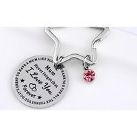 Mother's Day Star Keyring With Gem