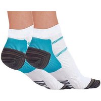 1, 2 or 4 Pairs of Plantar HealerHeel Compression Ankles Socks - 2 Sizes