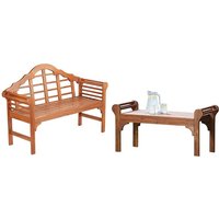 Garden Gear Acacia Lutyens Bench & Coffee Table