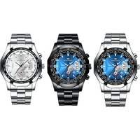 Fngeen Stainless Steel Quartz Watch - 6 Colours