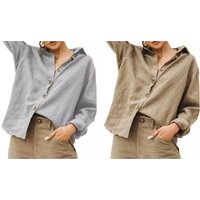 Linen Cotton Button Down Shirt - 5 Colours, 5 Sizes