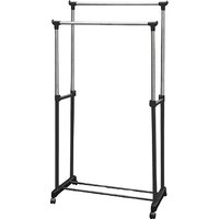 Adjustable Double Rack Clothing Rail