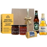 Craft Lager & Cheese Hamper Gift Box
