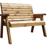 2-Seater Wooden Garden Bench