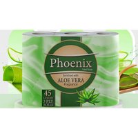 45 Rolls of Phoenix Quilted Toilet Tissue - 3 Scents