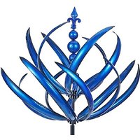 1, 2 or 3 Rotating Metal Garden Wind Spinners - 2 Colours