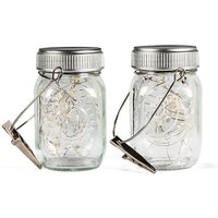 Hanging LED Mason Jar Lights - 1, 2 or 4-Pack