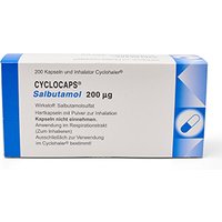 Cyclocaps Salbutamol 200 mcg 2 Inhalatoren + 400 Kapseln