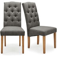 Read more about Darcy Set Of 2 Dining Chairs- Linen