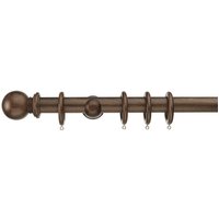 Read more about Swish Sherwood Fixed Wooden Curtain Pole With Rings