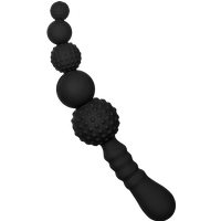 Kugelförmiger Analdildo aus Silikon, 20 cm
